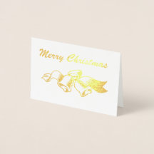 Vrolijk kerstmis met Bells en Ribbon