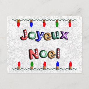 Vrolijk Kerstmis met Lichten van Kerstmis Feestdagenkaart
