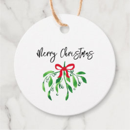 Vrolijk Kerstmis Mistletoe Feestelijke Kus Me Plez Bedankjes Labels
