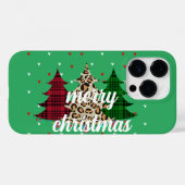 Vrolijk Kerstmis Modern & Elegant Case-Mate iPhone Case (Achterkant (horizontaal))