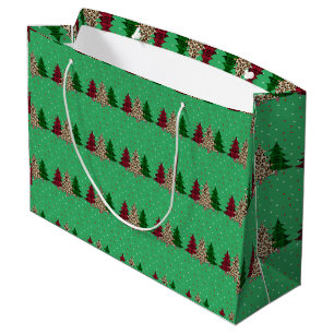 Vrolijk Kerstmis Modern & Elegant Groot Cadeauzakje