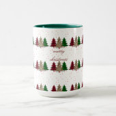 Vrolijk Kerstmis Modern & Elegant Mok (Midden)