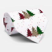 Vrolijk Kerstmis Modern & Elegant Stropdas (Opgerold)