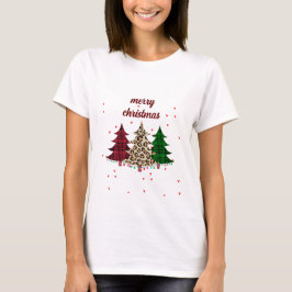 Vrolijk Kerstmis Modern & Elegant T-shirt