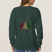 Vrolijk Kerstmis Modern & Elegant Trui (Achterkant)