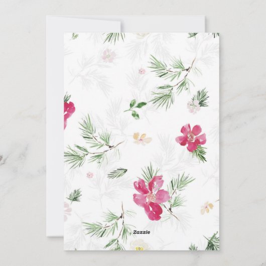 Vrolijk Kerstmis Modern Scriptminimalisme Feestdagenkaart (Achterkant)