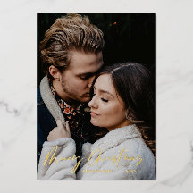 Vrolijk Kerstmis Modern Scriptminimalisme