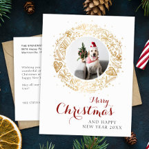 Vrolijk Kerstmis Moderne Foto Kerstkrans