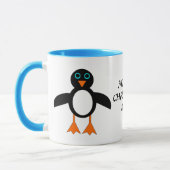 Vrolijk Kerstmis Moeder Custom Penguin Mok (Links)