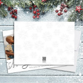 Vrolijk Kerstmis Multi Foto Kalligrafie Script Feestdagenkaart