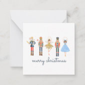 Vrolijk Kerstmis Notenkraker foto Notitiekaartje (Voorkant)