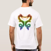 Vrolijk Kerstmis paar T-shirt 2023 (Achterkant)