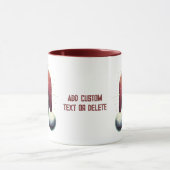 Vrolijk Kerstmis Pickleable Santa Hat Sport Mok (Midden)