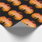 VROLIJK KERSTMIS POMPOEN VAKANTIE SEIZOEN CADEAUPAPIER (Hoek)