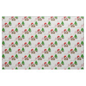 Vrolijk Kerstmis Poo Emoji Fabric Stof (Fat Quarter)