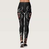 Vrolijk Kerstmis Religieuze Rode Marquee Lights Leggings (Achterkant)
