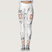 Vrolijk Kerstmis Religieuze Rode Marquee Lights Leggings (Voorkant)