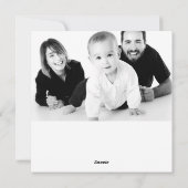 Vrolijk Kerstmis rendier trio foto Feestdagenkaart (Achterkant)