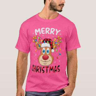 Vrolijk Kerstmis rendier Xmas Familie Mannen Vrouw T-shirt