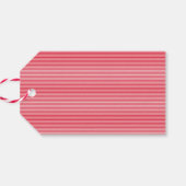 Vrolijk Kerstmis retro script vakantie Cadeaulabel (Achterkant Horizontaal)