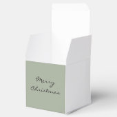 Vrolijk Kerstmis retro stijl Bedankdoosjes (Geopend)