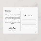 Vrolijk Kerstmis Rode Foto Collage Vakantie Feestdagenkaart (Achterkant)