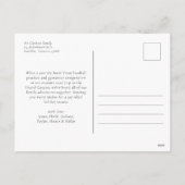 Vrolijk Kerstmis  Rode Vrachtwagen Waterverf Feestdagenkaart (Achterkant)