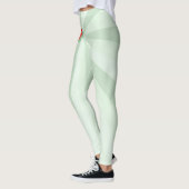 Vrolijk Kerstmis Rood Groen Retro Kalligrafie Scri Leggings (Links)