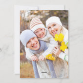 Vrolijk Kerstmis Rustiek Chalkboard  Foto Feestdagenkaart (Achterkant)