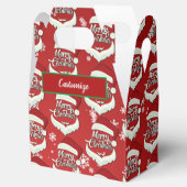 Vrolijk Kerstmis Santa Hat Gable Bedankdoosjes (Geopend)