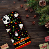 Vrolijk Kerstmis Schattigee Sneeuwman Inspirivity  Case-Mate iPhone Case