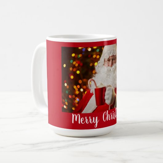 Vrolijk Kerstmis Sinterklaas Jumbo Mok (Voorkant links)