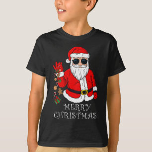 Vrolijk Kerstmis Sinterklaas Leuk Familie Pyjama X T-shirt