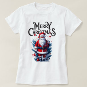 Vrolijk Kerstmis Sinterklaas Pyjama T-shirt