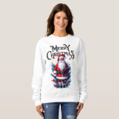 Vrolijk Kerstmis Sinterklaas Pyjama Trui (Voorkant volledig)