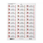 Vrolijk Kerstmis Sista Zwart Meisje Xmas Magic Vro Etiket (Full Sheet)