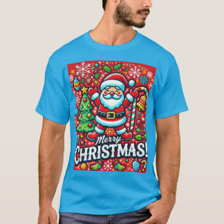 Vrolijk Kerstmis T-shirt ontwerp