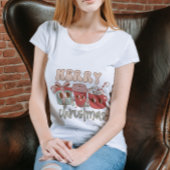 Vrolijk Kerstmis T-shirt voor vakantie