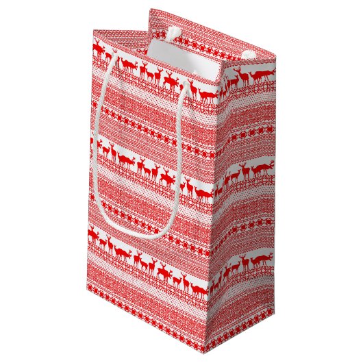 VROLIJK KERSTMIS Traditionele gepersonaliseerde S Klein Cadeauzakje (Achterkant Gekanteld)