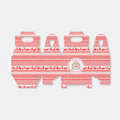 VROLIJK KERSTMIS Traditionele Naam Favor Box Gable Bedankdoosjes (Uitgevouwen)