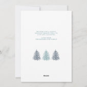 Vrolijk Kerstmis  Tree Foto Feestdagenkaart (Achterkant)