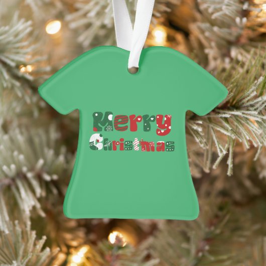 Vrolijk Kerstmis Unisex & Kinder Kleding Ornament (Boom)