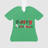 Vrolijk Kerstmis Unisex & Kinder Kleding Ornament (voorkant)
