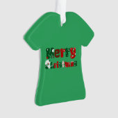 Vrolijk Kerstmis Unisex & Kinder Kleding Ornament (voorkant)