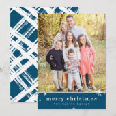 VROLIJK KERSTMIS vakantie schattig feestelijk spar Feestdagenkaart (Voorkant / Achterkant)