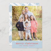 VROLIJK KERSTMIS vakantie schattig feestelijk spar Feestdagenkaart (Voorkant / Achterkant)