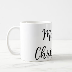 Vrolijk Kerstmis voeg naam tekst aangepaste famili Koffiemok