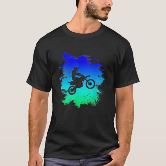 Vrolijk Kerstmis Vuil Fiets Motorcross Biker Xmas T-shirt (Voorkant)