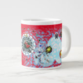 Vrolijk Kerstmis Wind Sinterklaas sok Grote Koffiekop (Voorkant rechts)