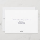 Vrolijk Kerstmis Winter Scène Vakantie Kaart (Achterkant)